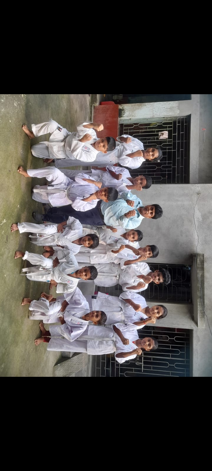 Young Students Posing